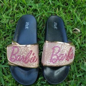 Barbie slide slippers